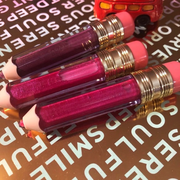 Set of 3 Lip Gloss Pencils - Purple and Pink - Picture 7 of 8